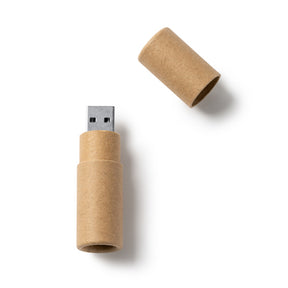 Recycled cardboard USB 16 GB - Mitza - Your pit stop 
