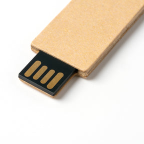Recycled Cardboard USB memory stick 16GB - Mitza - Your pit stop 