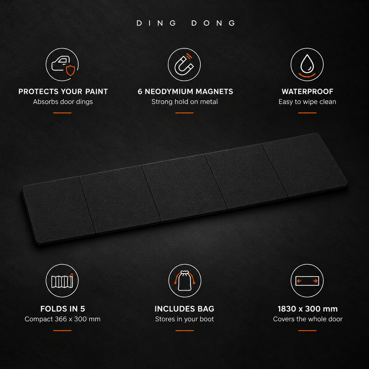 Magnetic Door Dent Protector Mat