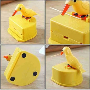 Bird Toothpick Container Automatic Dispenser