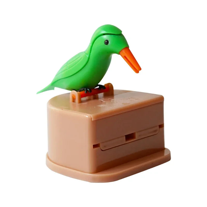 Bird Toothpick Container Automatic Dispenser