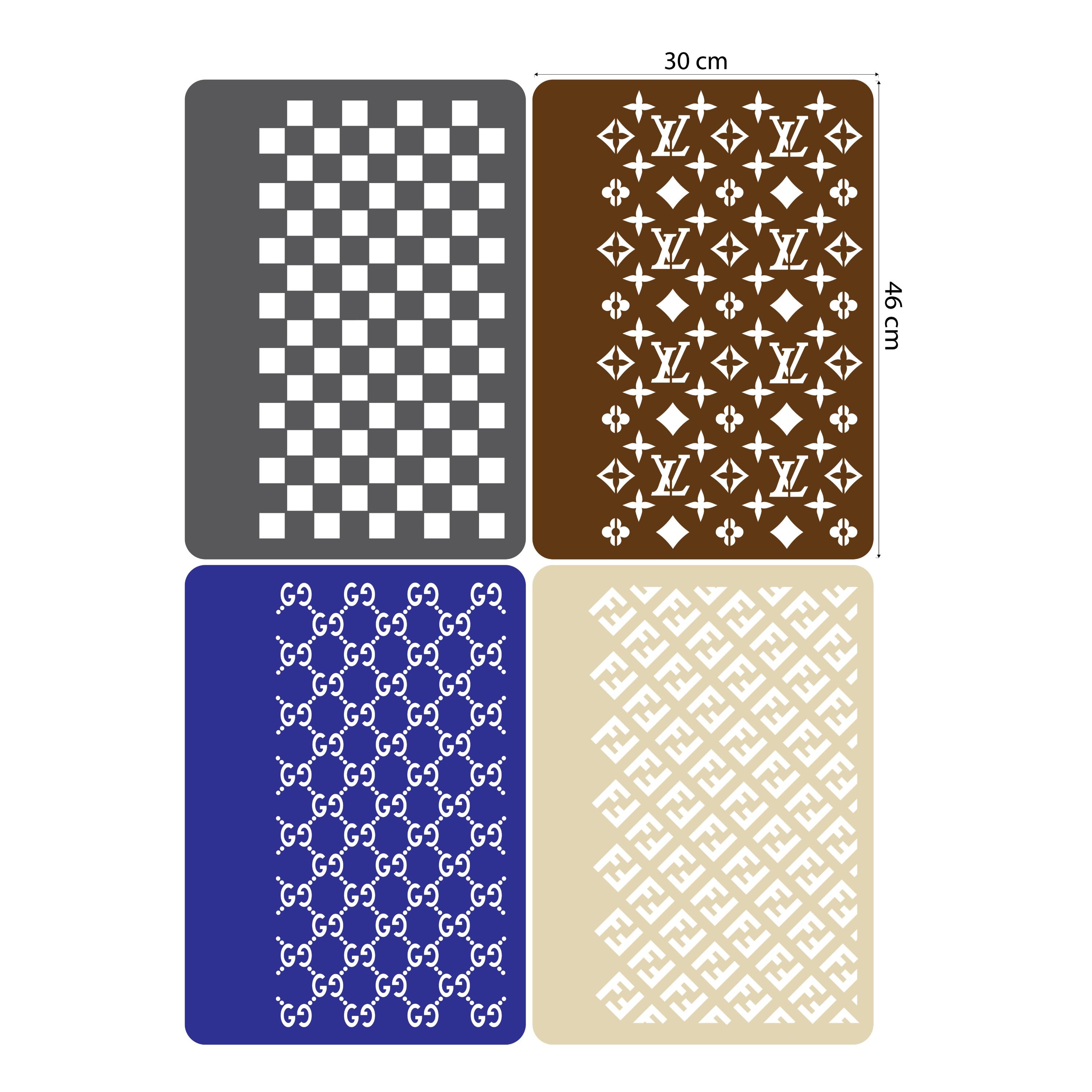 Luxury Floor Mat Stencil